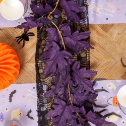 Guirlande de Feuilles d rable Violet - 1, 70 m. n4
