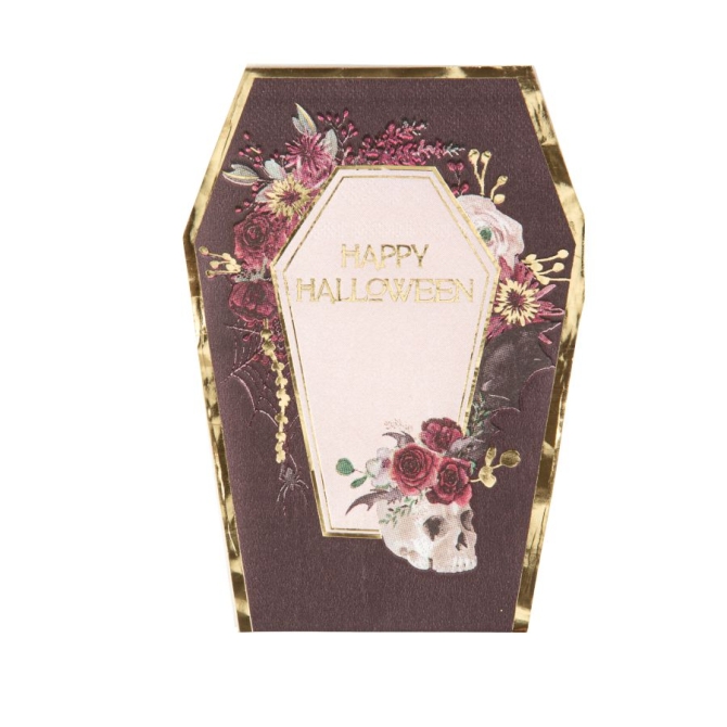 16 Serviettes Cercueil 