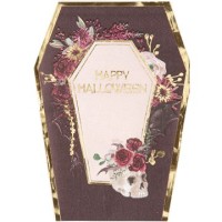 Contient : 1 x 16 Serviettes Cercueil 