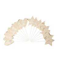 16 Accessoires Gender Reveal Baby Nude (8 Gar�on / 8 Fille)
