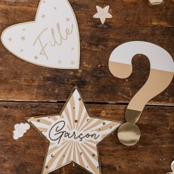 6 Décorations De Table Baby Nude. n°2