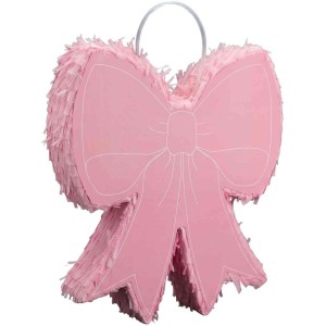Pinata N�ud Rose - 39 cm