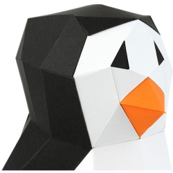 Trophe Petit Pingouin - Papier 3D. n2