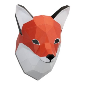 Trophe Petit Renard - Papier 3D