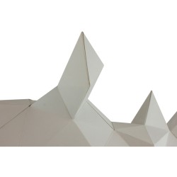 Trophe Rhinocros Gris - Papier 3D. n1
