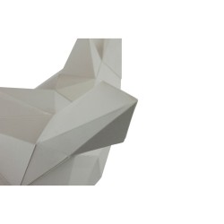 Trophe Rhinocros Gris - Papier 3D. n2