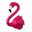 Trophe Flamant Rose - Papier 3D