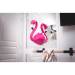 Trophe Flamant Rose - Papier 3D. n6
