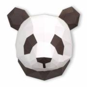 Trophée Tête Panda - Papier 3D
