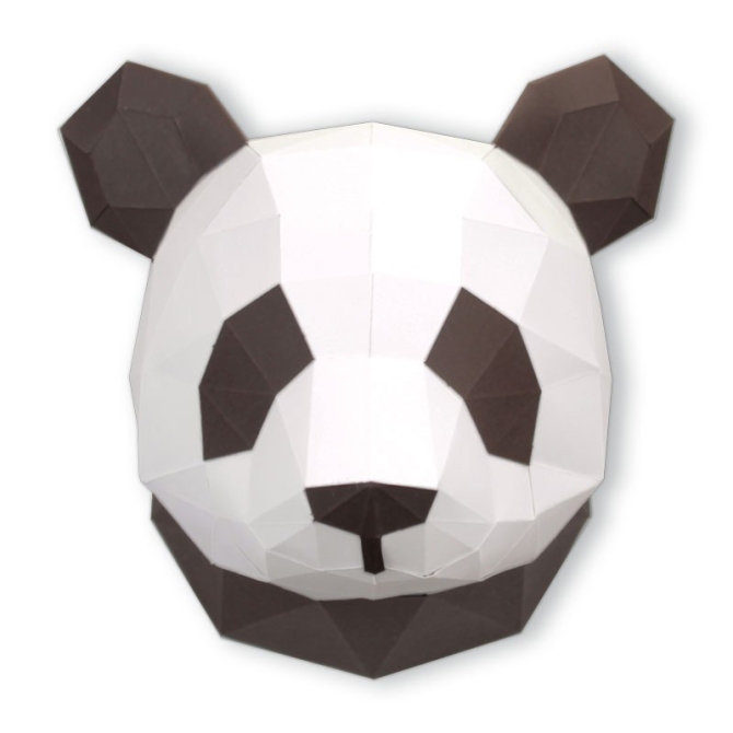 Trophe Tte Panda - Papier 3D 