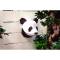 Trophée Tête Panda - Papier 3D images:#2