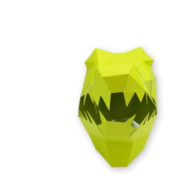 Masque Crocodile - Papier 3D. n°1