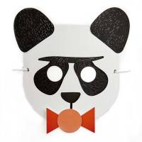 Masque Petit Panda  assembler - Papier