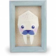 Affiche Mini Trophe Morse en Papier 3D  Construire