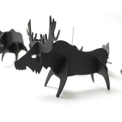 Kit 7 Petits Trophes Animaux des Bois - 3D. n3