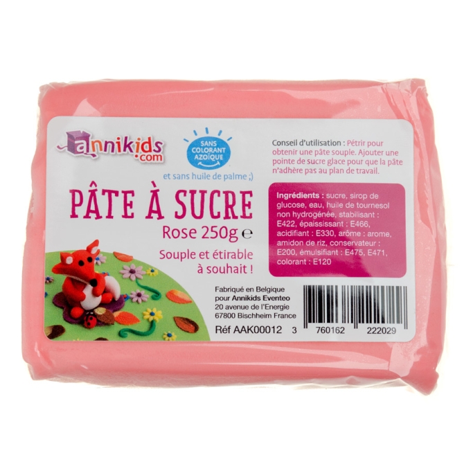 Pte  sucre 250g - Rose 