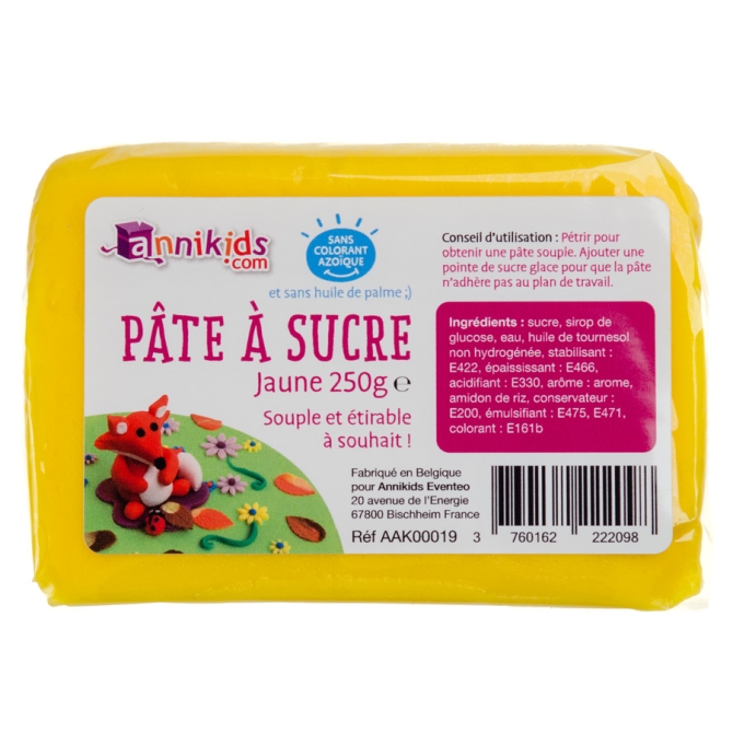 Pte  sucre 250g - Jaune 