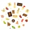 24 Petits Cadeaux Chocolats (6 cm maxi) - Calendrier de l'Avent images:#0