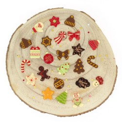 24 Mini Cadeaux Chocolats (3.4 cm maxi) - Calendrier de l Avent. n2