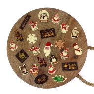 24 Petits Cadeaux Chocolats (5 cm maxi) - Calendrier de l'Avent
