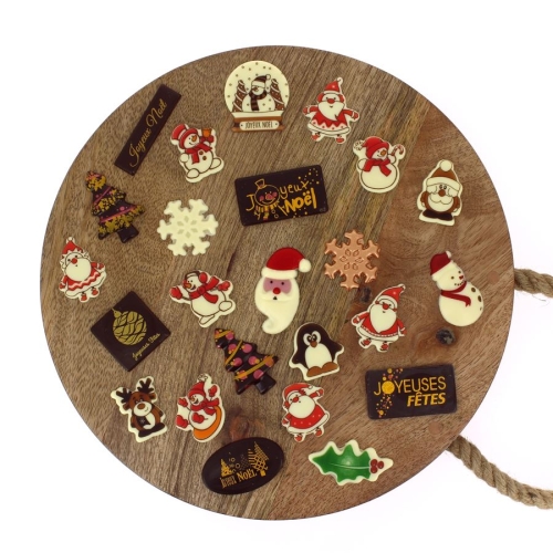 24 Petits Cadeaux Chocolats (5 cm maxi) - Calendrier de l Avent 