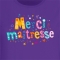 T-shirt Merci Maîtresse Violet images:#1