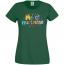 T-shirt Merci Matresse Vert bouteille