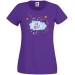 T-shirt Super Maman Nuage - Pourpre. n1