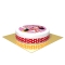 Contours de gâteaux en sucre - Pois Blanc/Rouge images:#1