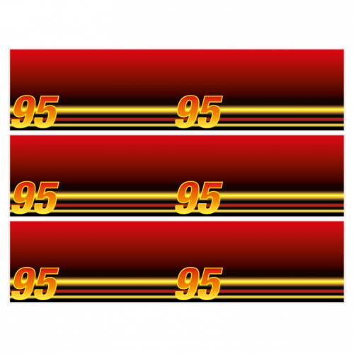 Contours de gteaux en sucre - Numro 95 