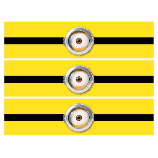 Contours de gteaux - Minions 