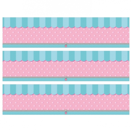 Contours de gteaux en sucre - Stand Rose 