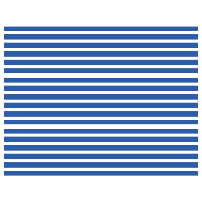 Contours de Gteaux - Rayures horizontales Bleu 