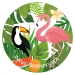 Disque en sucre Tropical Paradise (19 cm). n1