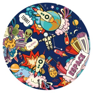 Disque gteau Terre ! (19 cm)