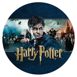 Disque gteau  Harry Potter - Saga (19 cm)