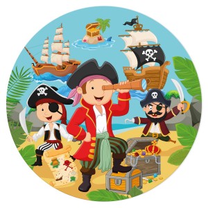 Disque gteau P'tit Pirate (19 cm)