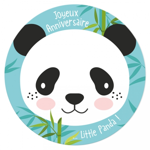 Disque en sucre Little Panda (19 cm) 