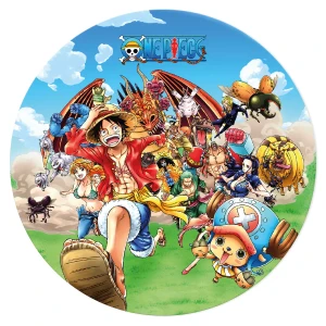 Disque gteau One Piece Dragon (19 cm)