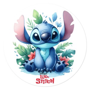 Disque gteau Cute Stitch (19 cm)