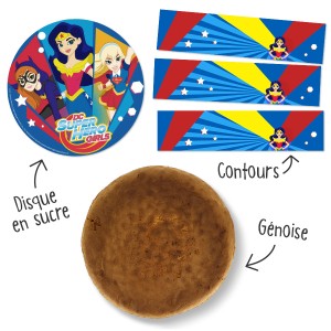 Kit Gteau Super Hero Girls