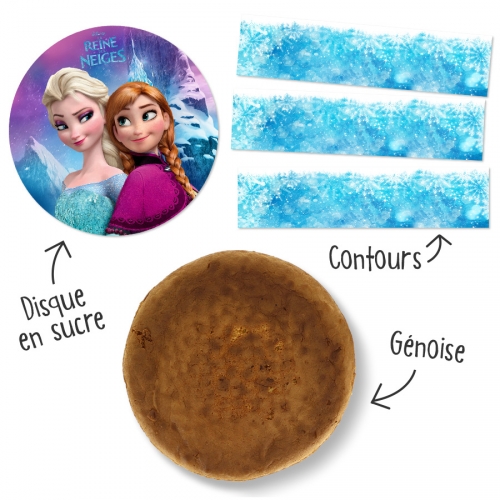 Kit Gateau Reine Des Neiges Pour L Anniversaire De Votre Enfant Annikids