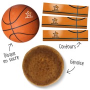 Kit Gâteau Basket - Avec génoise cacao