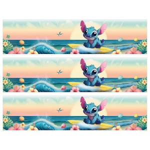 Contours de g�teaux - Stitch Hawa�