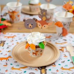 Kit Cupcakes Animaux de la Forêt - Recyclable. n°4