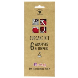 Kit Cupcakes Pirate Color - Recyclable. n5