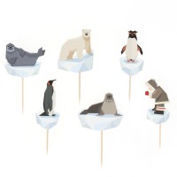 Kit Cupcakes Animaux Polaires - Recyclable