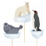 Cake Toppers Animaux Polaires - Recyclable