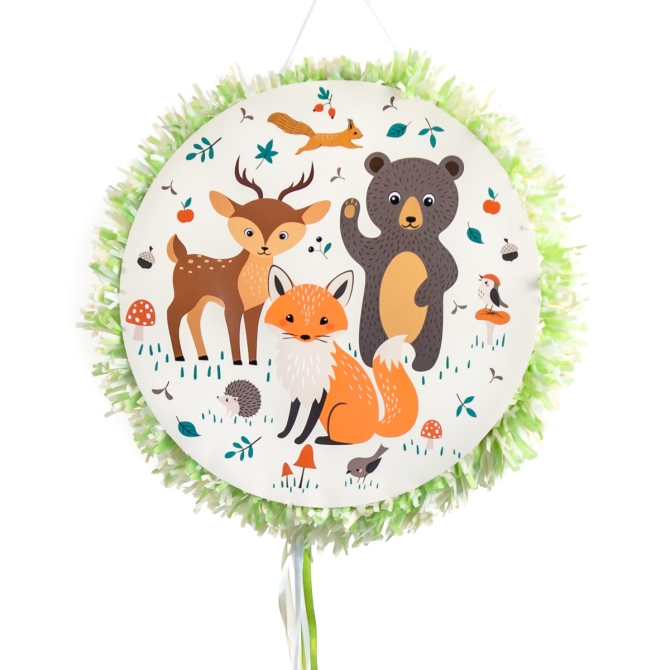 Pinata Animaux de la Forêt (36 cm) 