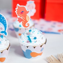 Kit Cupcakes Sirne Corail - Recyclable. n2